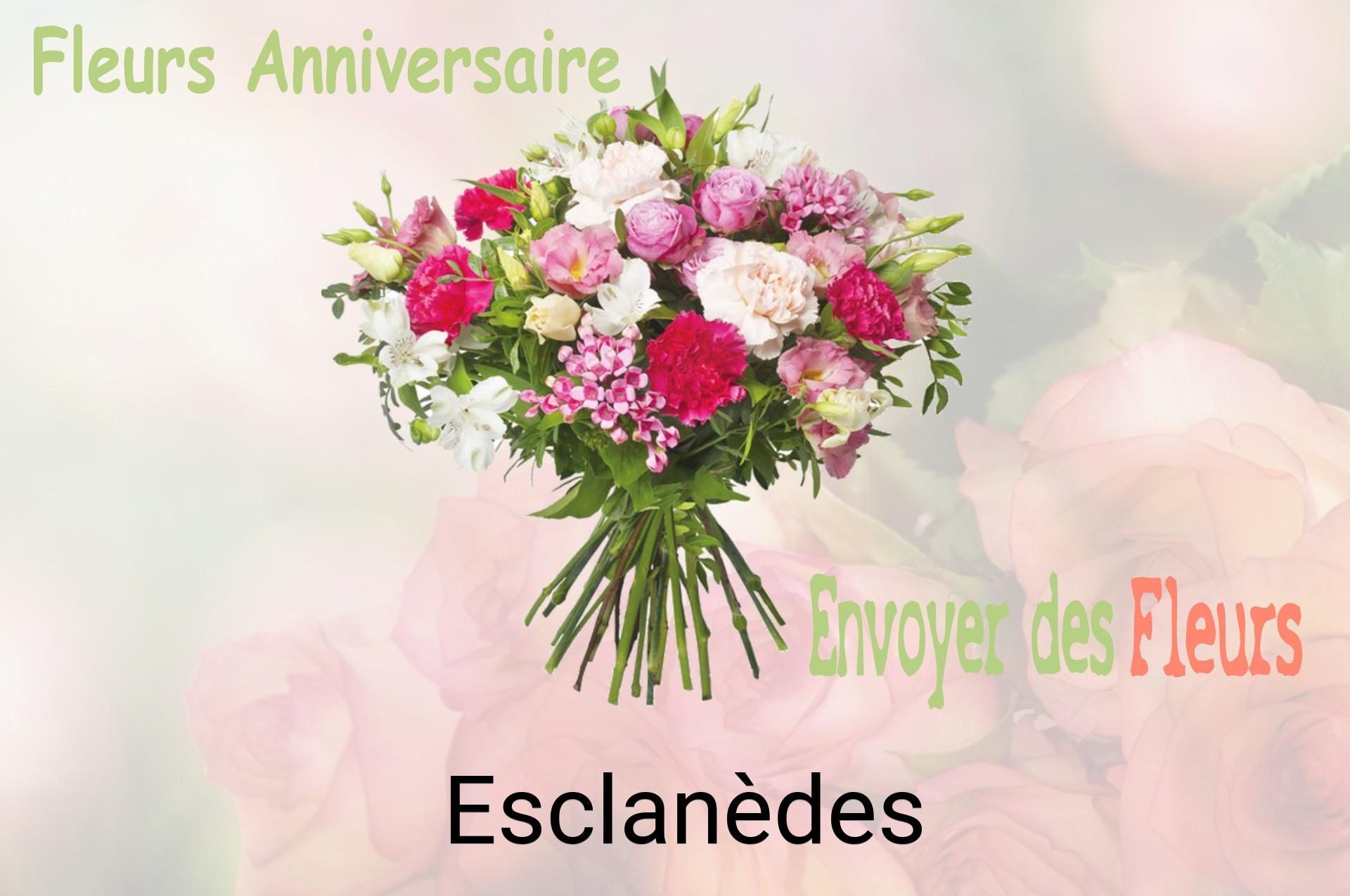 Bouquet de fleurs d’anniversaire livré à Esclanèdes